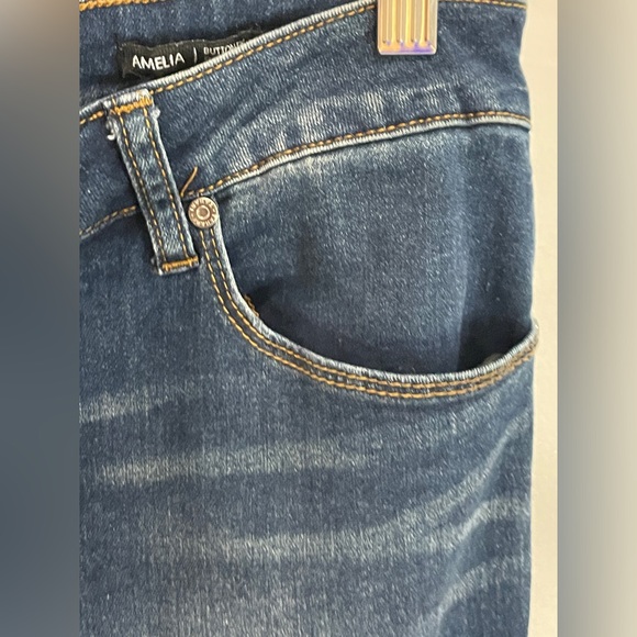 Tahari (Amelia) Button Fly Skinny Jeans Womens Size 10/30 Button Up 90s Y2K - Picture 13 of 15